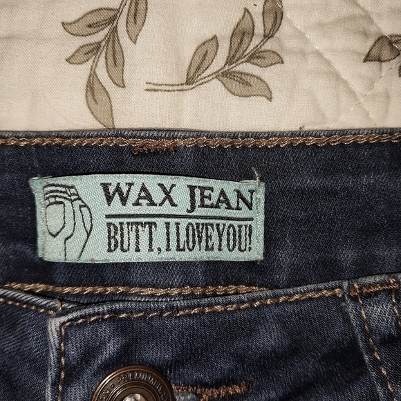 Wax Jean Butt I Love You Jeans Ripped Distressed Size 5/6 - Picture 3 of 3